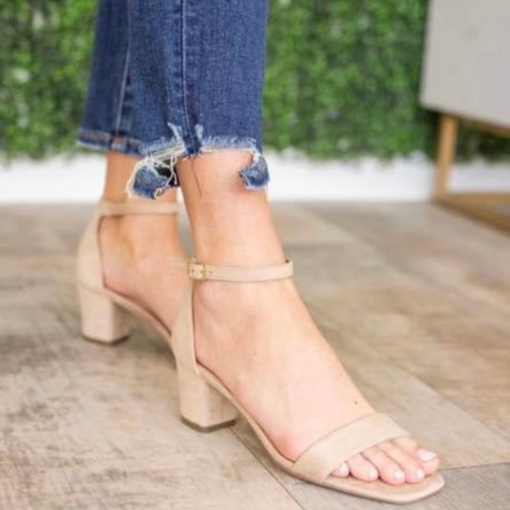 cream heels